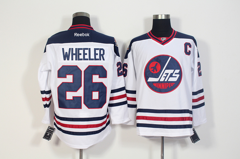 NHL Winnipeg Jets #26 Wheeler White Jersey