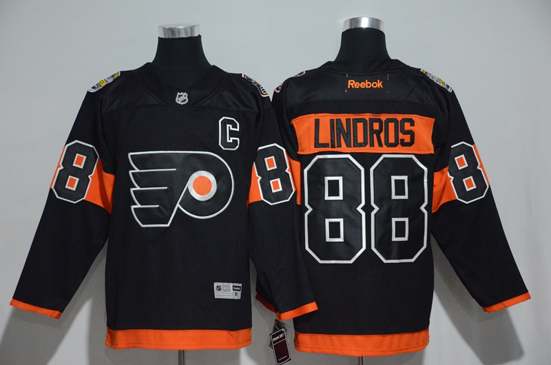 NHL Philadelphia Flyers #88 Lindros Black Stadium Jersey