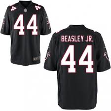 NFL Atlanta Falcons #44 Beasley Black Elite Jersey