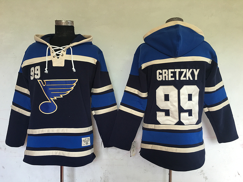 NHL Hoodie St. Louis Blues #99 Gretzky Black Hoodie