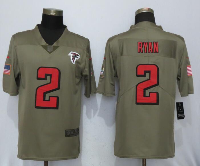 Mens Atlanta Falcons #2 Ryan Olive Salute to Service Limited Jersey