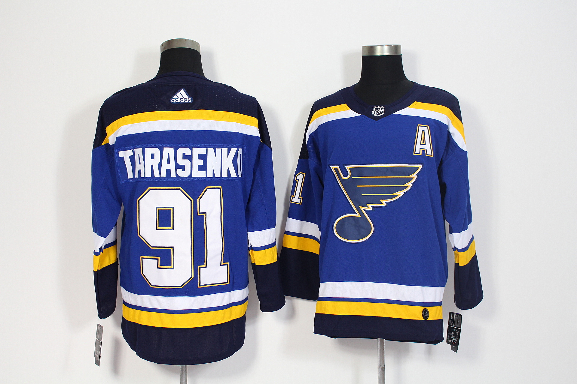 Adidas NHL St.Louis Blues #91 Tarasenko Blue Jersey