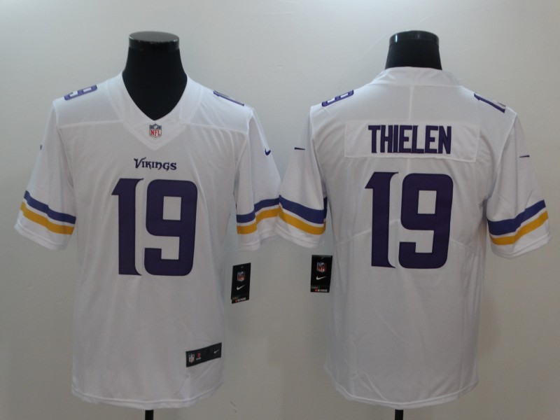 NFL Minnesota Vikings #19 Thielen Vapor Limited Purple Jersey