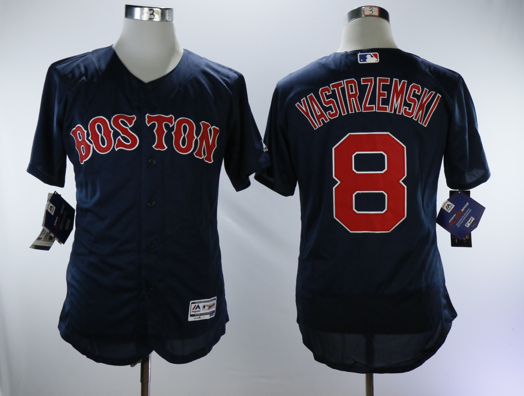 MLB Boston Red Sox #8 Yastrzemski Blue Elite Jersey