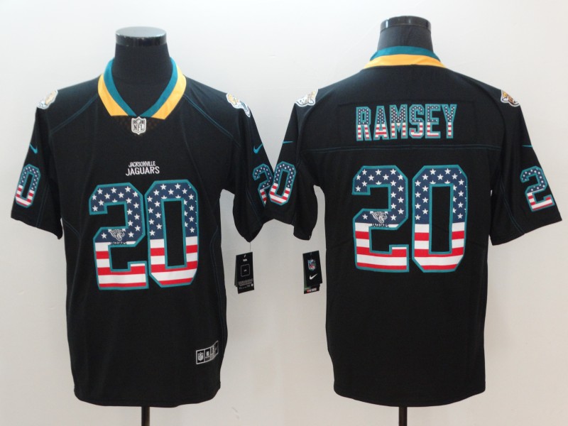 NFL Jacksonville Jaguars #20 Ramsey USA Flag Jersey