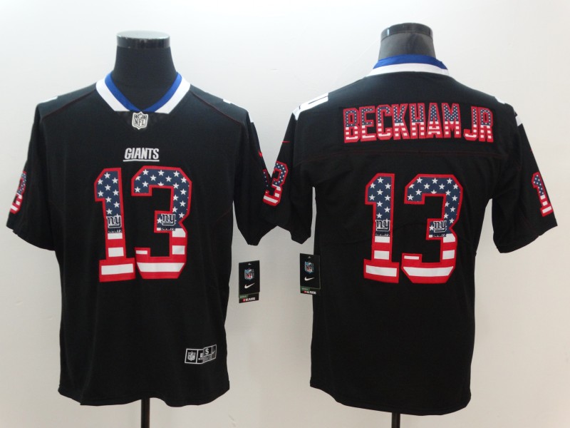 NFL New York Giants #13 Beckham JR USA Flag Jersey