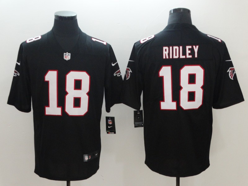 NFL Atlanta Falcons #18 Ridley Black Vapor Limited Jersey