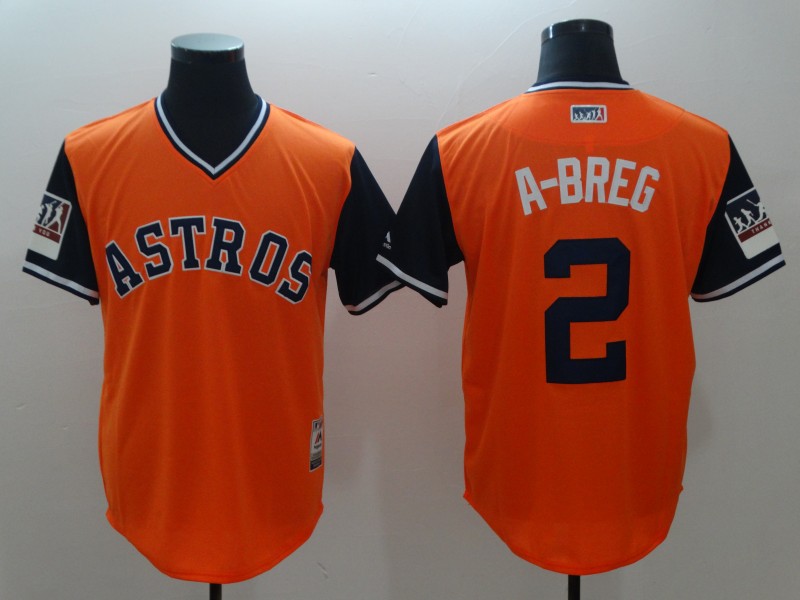 MLB Baltimore Orioles #2 A-Breg Nickname Orange Pullover Jersey