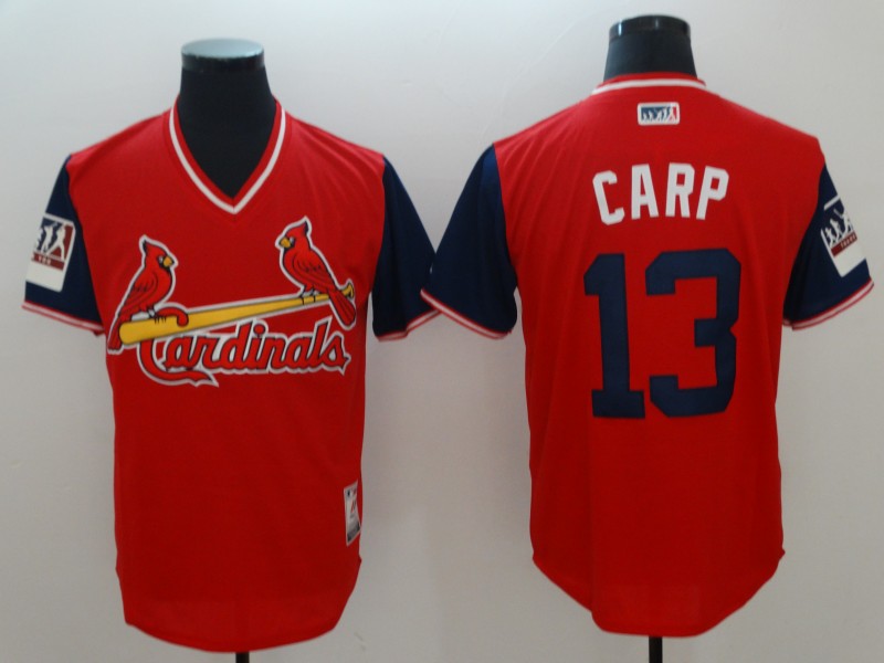 MLB St. Louis Cardinals #13 Carp Nickname Pullover Jersey