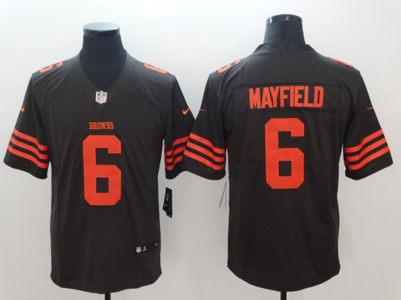 NFL Cleveland Browns #6 Mayfield Vapor Limited Jersey