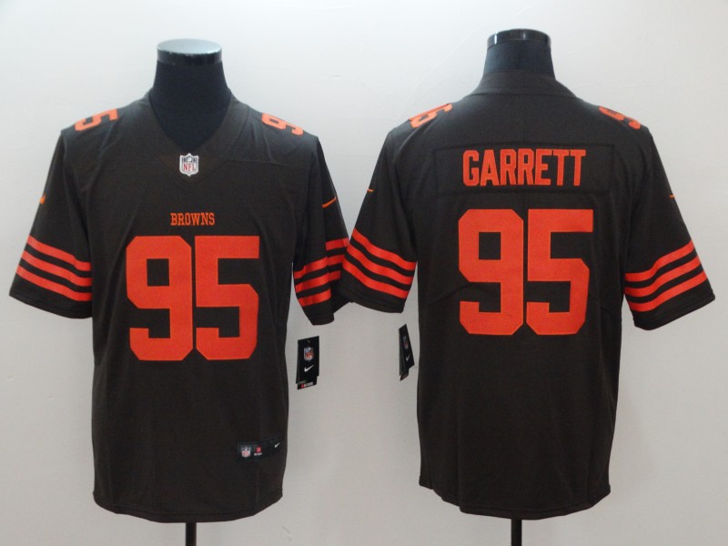 NFL Cleveland Browns #95 Garrett Vapor Limited Jersey
