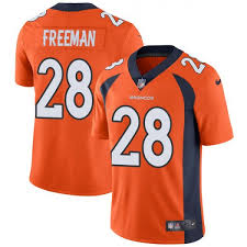 NFL Denver Broncos #28 Freeman Orange Vapor Limited Jersey