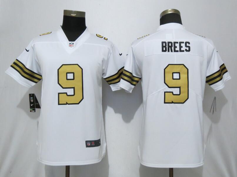 NFL New Orleans Saints #9 Brees Color Rush Women Jersey