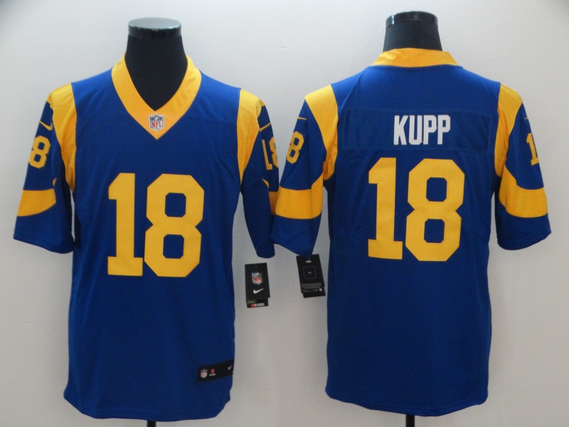 NFL Los Angeles Rams #18 Kupp Blue Vapor Limited Jersey