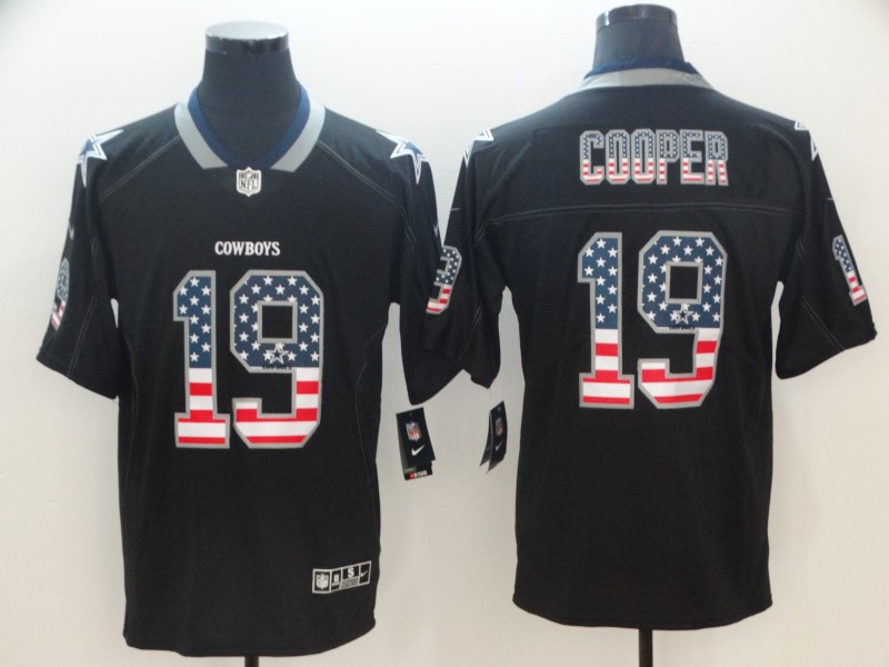 Nike Dallas Cowboys #19 Cooper USA Flag Limited Jersey