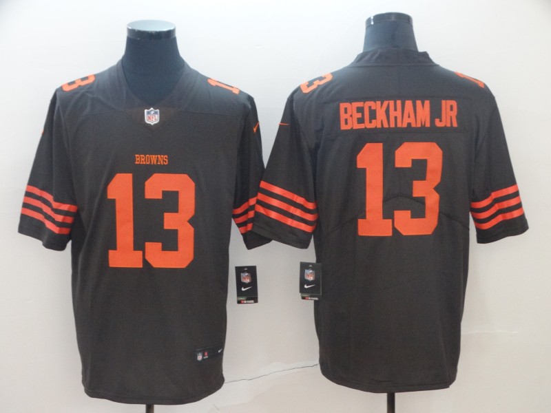 NFL Cleveland Browns #13 Beckham JR Vapor Limited Jersey