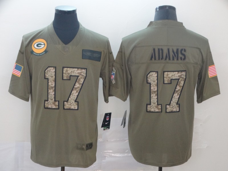 NFL Green Bay Packers #17 Adams Salute to Service Limited Jersey