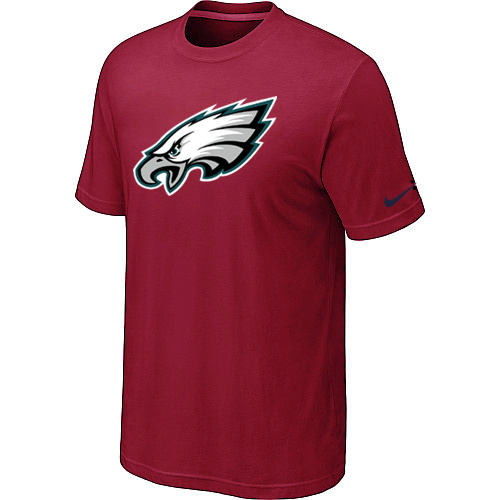  Philadelphia Eagles Sideline Legend Authentic Logo TShirt Red 95 