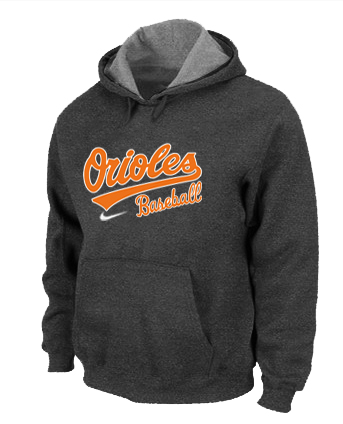 Baltimore Orioles Pullover Hoodie D.Grey