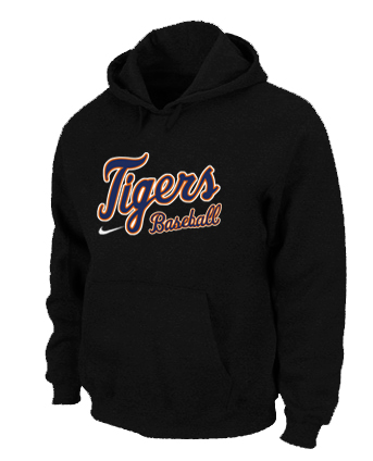 Detroit Tigers Pullover Hoodie Black