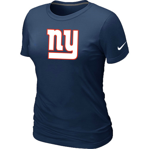 New York Giants D-Blue Womens Logo TShirt84