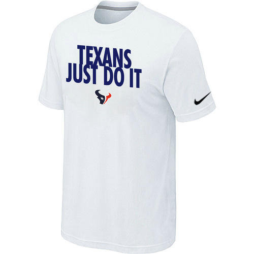 NFL Houston Texans Just Do It White TShirt 7 