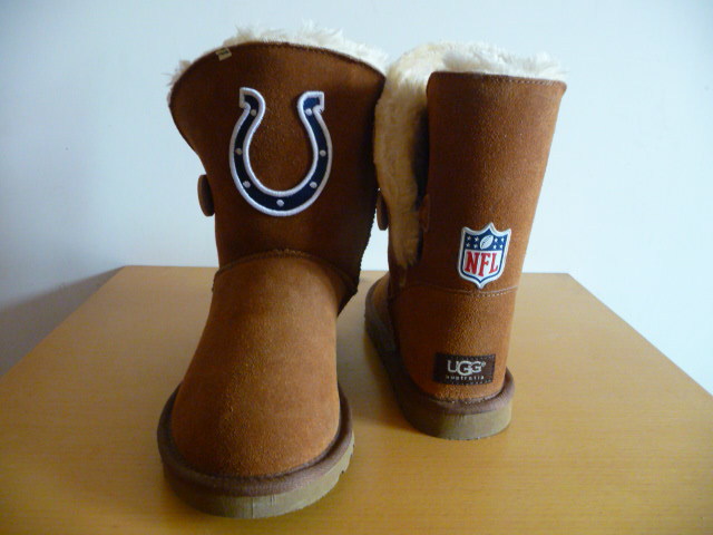 NFL Indianapolis Colts Cuce Shoes Ladies Fanatic Boots Tan