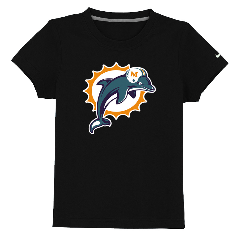 Miami Dolphins Sideline Legend Authentic Youth Logo T Shirt black