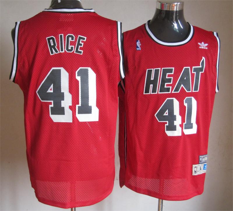 Miami Heat #41 Glen Rice red jersey.JPG