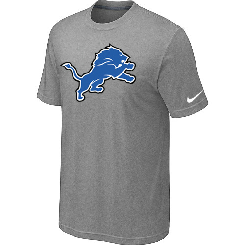  Detroit Lions Sideline Legend Authentic Logo TShirt Lightgrey 93 