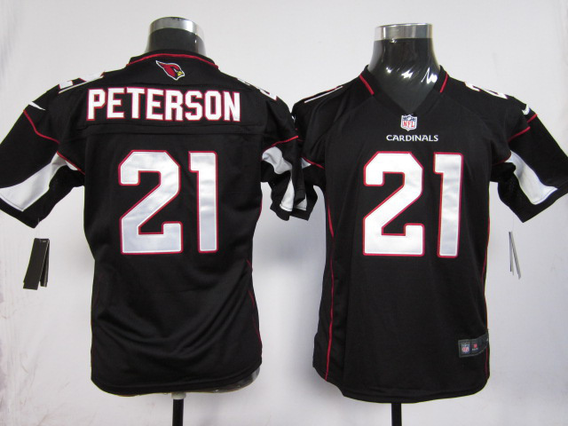 Arizona Cardinals patrick peterson Youth #21 Black Jersey