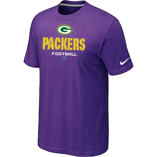  Green Bay Packers Critical Victory Purple TShirt 85 