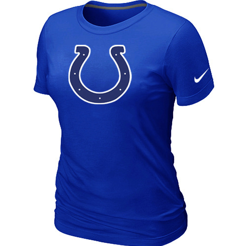  Indianapolis Colts Blue Womens Logo TShirt 63 