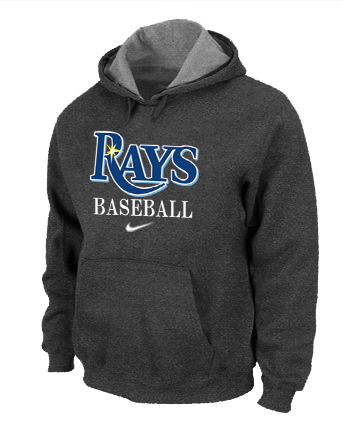 Tampa Bay Rays Pullover Hoodie D.Grey