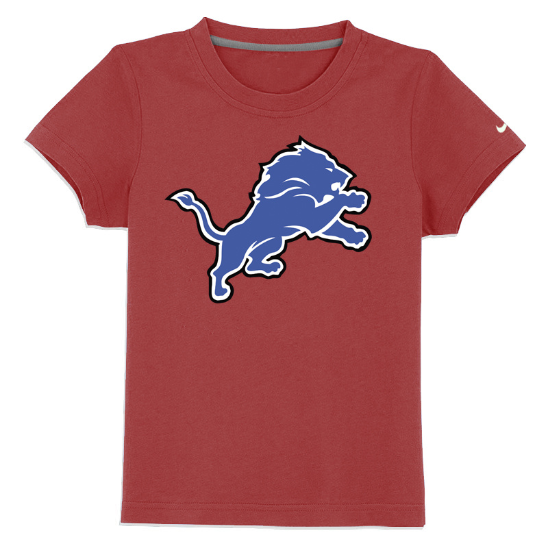 Detroit Lions Sideline Legend Authentic Logo Youth T Shirt RED