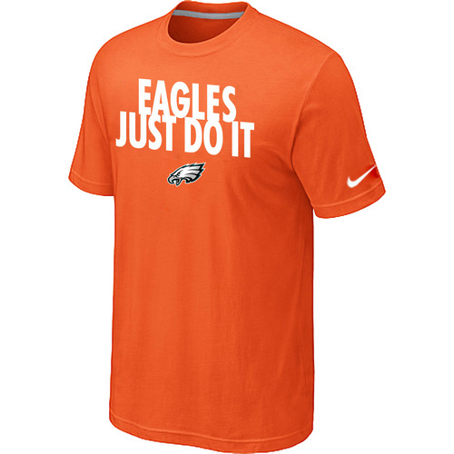 NFL Philadelphia Eagles Just Do It Orange TShirt 8 