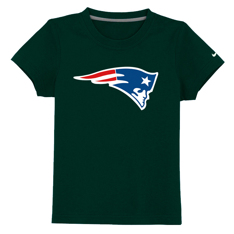 New England Patriots Sideline Legend Authentic Logo Youth T Shirt D-Green
