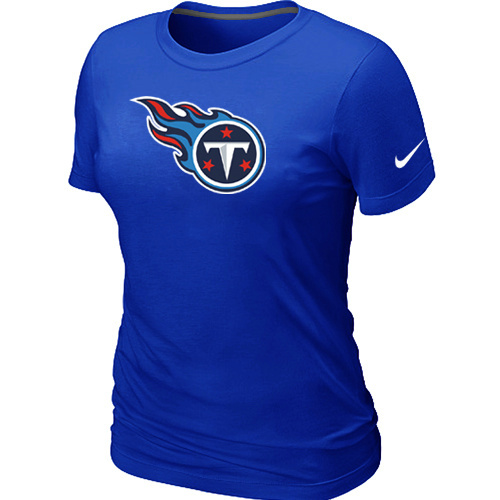  Tennessee Titans Blue Womens Logo TShirt 60 
