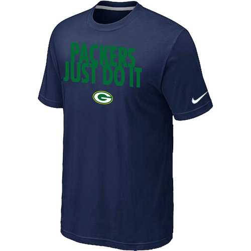 NFL Green Bay Packers Just Do It D- Blue TShirt 79 