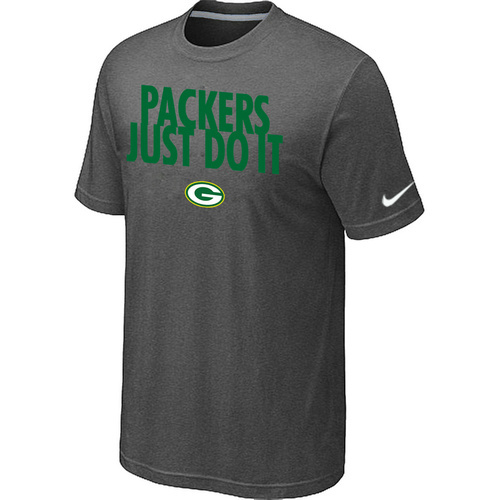 NFL Green Bay Packers Just Do It D- Grey TShirt 78 