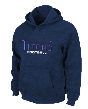Tennessee Titans Authentic font Pullover Hoodie D.Blue