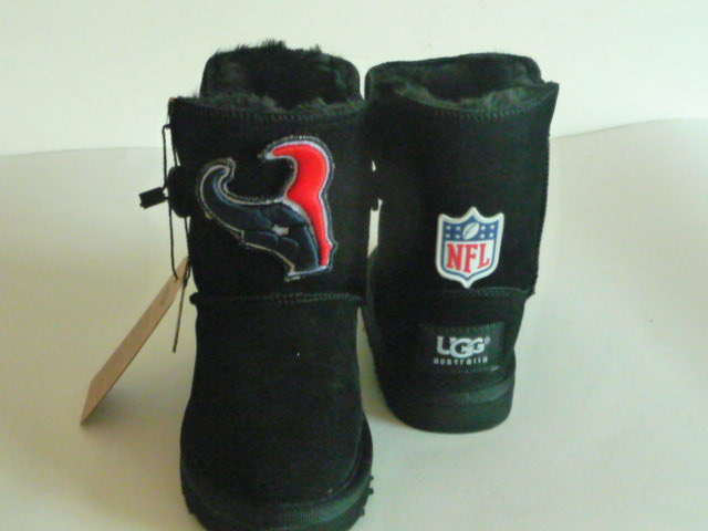 Kids NFL Houston Texans Black Boots