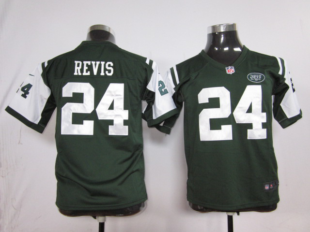 Nike Youth Revis Green jersey, New York Jets #24 jersey