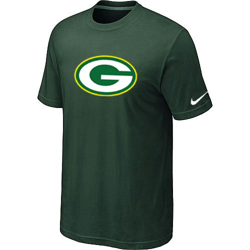  Green Bay Packers Sideline Legend Authentic Logo TShirt D- Green 167 