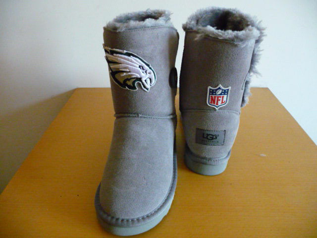 Womens Philadelphia Eagles Cheerleader Boots Gray