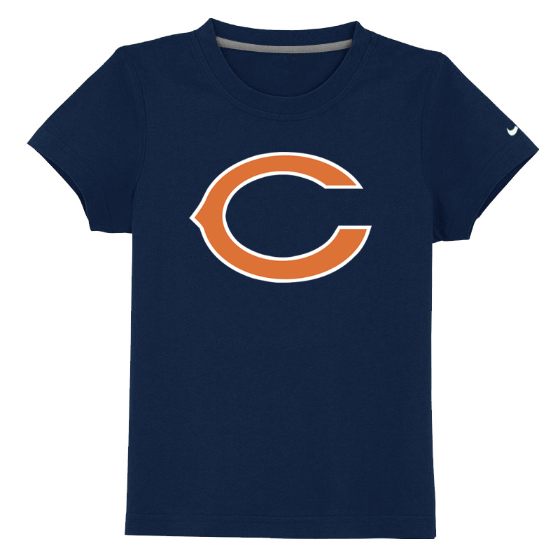 Chicago Bears Sideline Legend Authentic Logo Youth T Shirt D-Blue