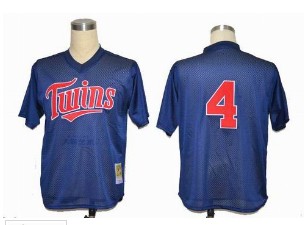 Minnesota Twins 4 Paul Molitor Blue M&N 1991 jereys