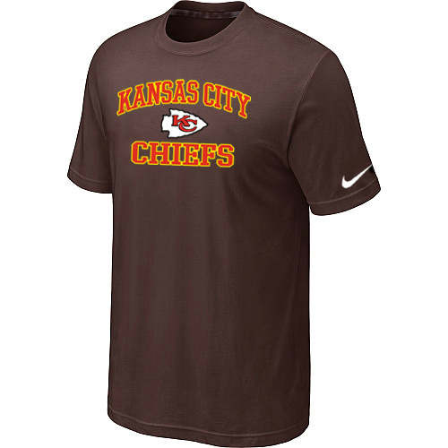  Kansas City Chiefs Heart& Soul Brown TShirt 60 