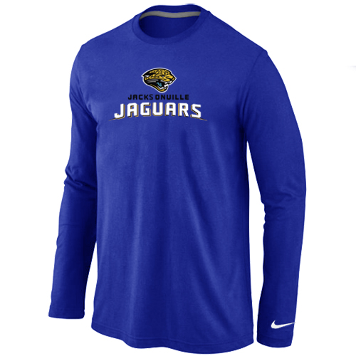 Nike Jacksonville Jaguars Authentic Logo Long Sleeve T-Shirt Blue