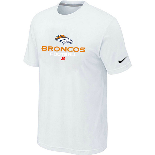  Denver Broncos Critical Victory White TShirt 10 